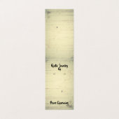 Rustieke Tent Fold Oorbel Display Kaarten DIY Punc (Buitenkant ongevouwen)