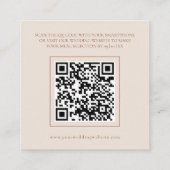 Rustieke Terracotta Bruiloft Menu Behuizing Kaart (Achterkant)