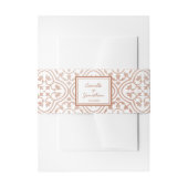 Rustieke Terracotta bruiloft Uitnodigingen Wikkel (Voorkant Voorbeeld)