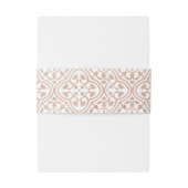 Rustieke Terracotta bruiloft Uitnodigingen Wikkel (Achterkant Voorbeeld)