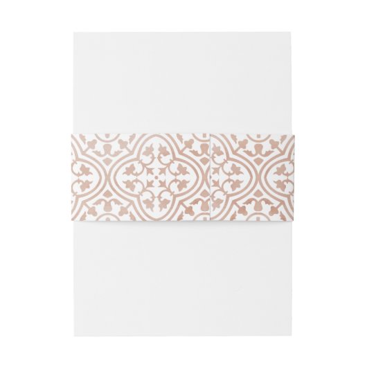 Rustieke Terracotta Bruiloft Uitnodigingen Wikkel (Achterkant Voorbeeld)