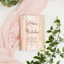 Rustieke Terracotta Gold Waterverf & Script bruilo