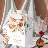 Rustieke terracotta kalligrafie Dank u Bedankdoosjes