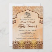 Rustieke Terracotta Mandala Ramadan Iftar-diner Kaart (Voorkant)
