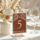 Rustieke Terracotta Mexicaanse bruiloft Kaart