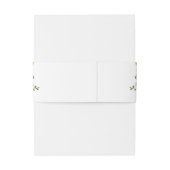 Rustieke Terracotta Verbrand Sinaasappel Roest Blo Uitnodigingen Wikkel (Achterkant Voorbeeld)