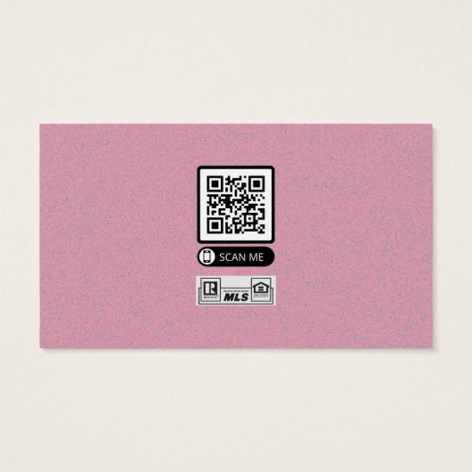 Rustieke Terracotta Visitekaartje Achtergrond (Achterkant)