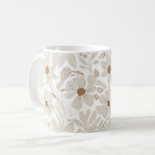 Rustieke Terracotta Wildflower Boho Eclectic Sprin Koffiemok (Voorkant links)