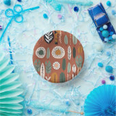 Rustieke Terracotta Wildflower Boho Spring Style Papieren Kommen (Feest)