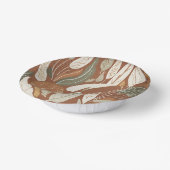 Rustieke Terracotta Wildflower Boho Spring Style Papieren Kommen (Gebogen)