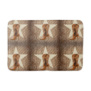 Rustieke Texas Star Western Country Cowgirl Laars Badmat