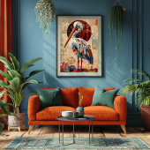 rustieke textuur kraan collage decoupage tissuepapier