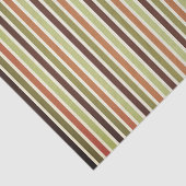 Rustieke Thanksgiving Autumn Stripe Pattern Tissuepapier (Detail)