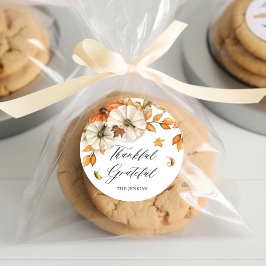 Rustieke Thanksgiving Familie Stickers