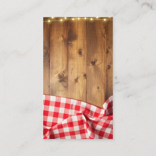 Rustieke Thanksgiving geroosterd Turkije Baby show Informatiekaartje (Achterkant)