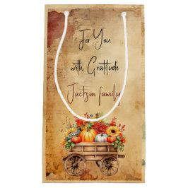  rustieke Thanksgiving geschenktas Klein Cadeauzakje