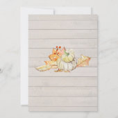 Rustieke Thanksgiving Herfst Zonnebloemen Blad n P Kaart (Achterkant)