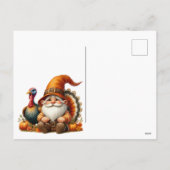 Rustieke Thanksgiving Pompoen Waterverf Herfst Feestdagenkaart (Achterkant)