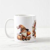 Rustieke Thanksgiving Pompoen Waterverf Herfst Koffiemok (Links)