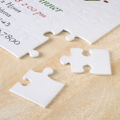 Rustieke Thanksgiving Pompoen Waterverf Herfst Legpuzzel (Zijkant)