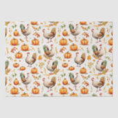 Rustieke Thanksgiving pompoenen Decoupage Waterver Tissuepapier (Voorkant)