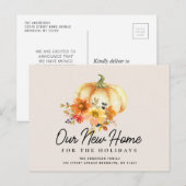 Rustieke Thanksgiving vakantie verhuisend Briefkaa Briefkaart (Voorkant / Achterkant)