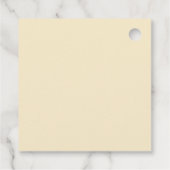 Rustieke thema boter geel blauwe baby shower bedankjes labels (Achterkant)