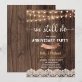 Rustieke thema uitnodiging doen we nog steeds (Voorkant / Achterkant)