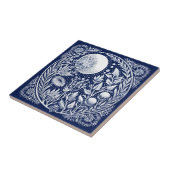 Rustieke Thistle Moon Keramisch Tegeltje (Zijkant)