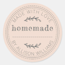 Rustieke Thuisgebakken Bakkerijproducten Jamblik P Ronde Sticker