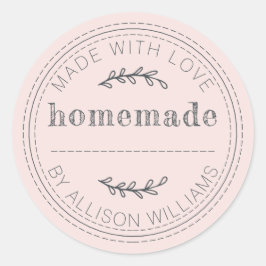 Rustieke Thuisgebakken Waren Jam Inmaken Modern Ronde Sticker