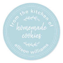 Rustieke Thuisgemaakte Koekjes Pastelblauw