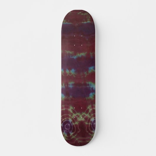Rustieke Tie Dye Skateboard (Voorkant)