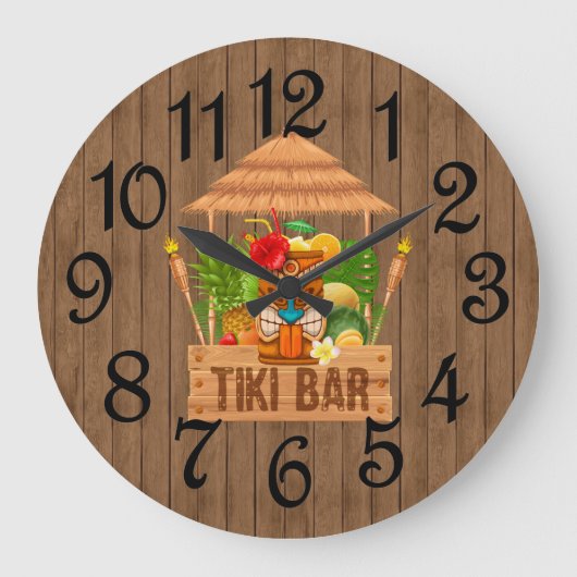 Rustieke Tiki Bar Grote Klok (Voorkant)