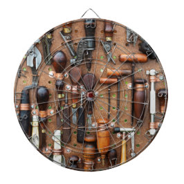 Rustieke timmerwerktuigen Handyman Dartbord