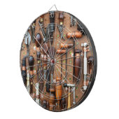 Rustieke timmerwerktuigen Handyman Dartbord (Voorkant Rechts)