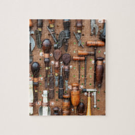 Rustieke timmerwerktuigen Handyman Legpuzzel