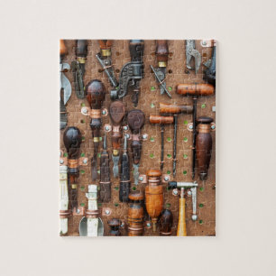 Rustieke timmerwerktuigen Handyman Legpuzzel