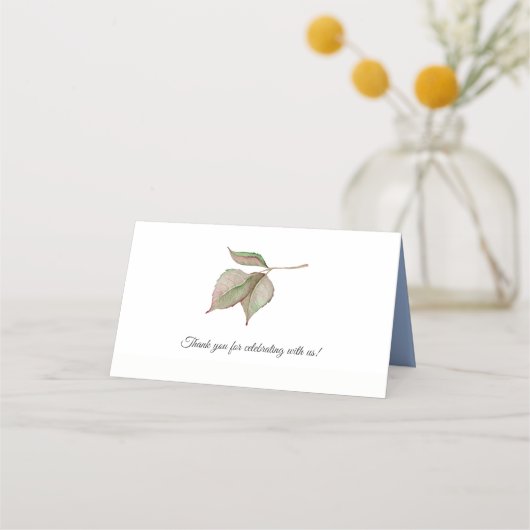 Rustieke Tin Bucket Rozen Wildflowers Boeket | Plaatskaartje (Achterkant)