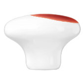 rustieke tomaten keramische knop (Zijkant)