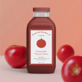 Rustieke tomatensaus flesetiket Sticker