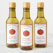 Rustieke tomatensaus flesetiket Sticker (Flessen)