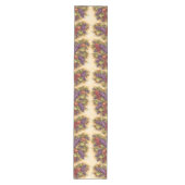 Rustieke Toscaanse Druiven Waterverf Tafel Runner Medium Tafelloper (Voorkant)