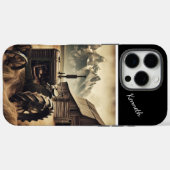 Rustieke Tractor in Mountain Valley Case-Mate iPhone Case (Achterkant (horizontaal))