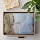 Rustieke tractor met Hay Bales Decoupage Tissuepapier (Geschenk)