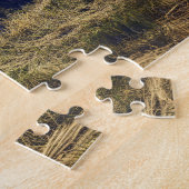 Rustieke tractor met hooibalen legpuzzel (Zijkant)