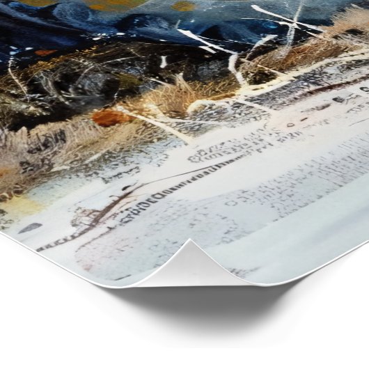 Rustieke tractor ontkoppeling perfect poster (Hoek)