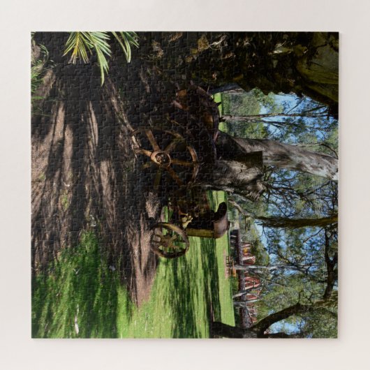 Rustieke  Tractor, puzzel Legpuzzel (Horizontaal)