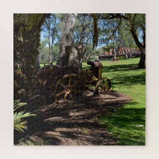 Rustieke  Tractor, puzzel Legpuzzel (Verticaal)