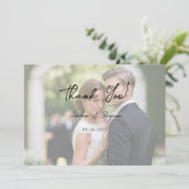 Rustieke Tree Heart Photo Lights Dank u kaarten (Staand voorkant)